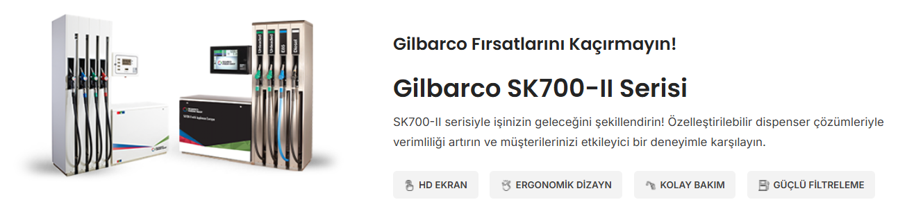Gilbarco SK700 II Alternatif Görünüm